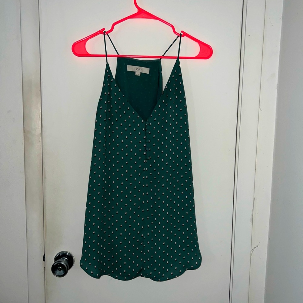 Loft size medium razor tank blouse